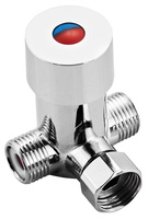 Regulator temperatury wody do zaworów stojących 1/2", chrom