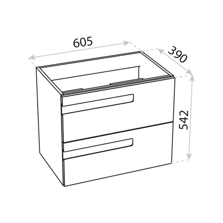 Komoda wisząca Floryda 600