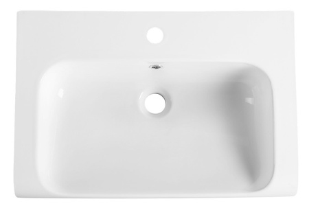 INKA umywalka ceramiczna 60x40cm, biała