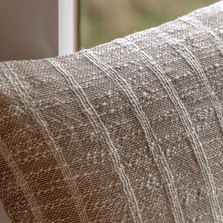 Melford Stripe Cushion Sand 450x450mm