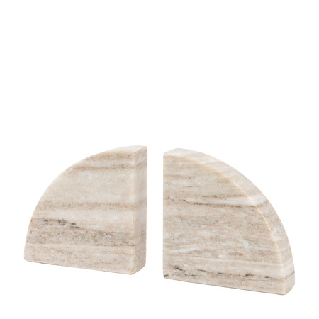 Tamera Marble Bookend Set of 2 Sandstone 150x150mm