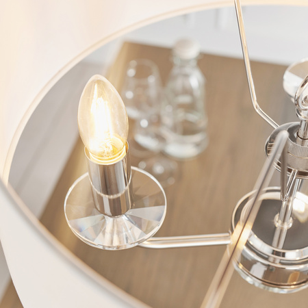 Nixon 3 Pendant Light Bright Nickel