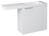 LATUS VI szafka umywalkowa 50x50x22cm, prawa, biała