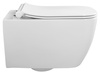 VEA WC wiszące, Rimless, 34,5x52cm, biały