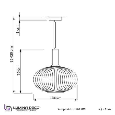 LAMPA WISZĄCA LOFT BIAŁA FLORI
