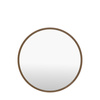 Bistro Round Mirror Chocolate 800x23x800mm