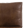 Fabien Lounger Brown Leather 650x960x920mm