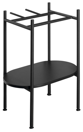 PUNO konsola pod umywalkę 400x820x360mm, czarny