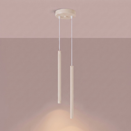 Lampa wisząca ARCHE 2P beżowa