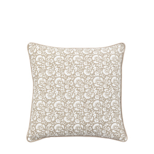 Morley Floral Cushion Taupe 450x450mm