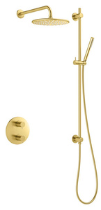 Osier SR1 concealed shower kit szczotkowany mosiądz pvd