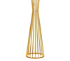 Lampa podłogowa FILO-1 czarno-złota, metalowa, E27, 145 cm