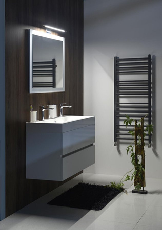 LARGO szafka umywalkowa, 99x50x41cm, biała połysk