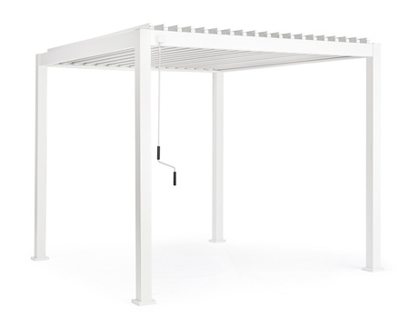 Pergola ogrodowa BIZZOTTO OCEAN 3X3 – biały