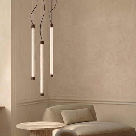 Lampa wisząca TRANG 75 brązowa LED 4000K