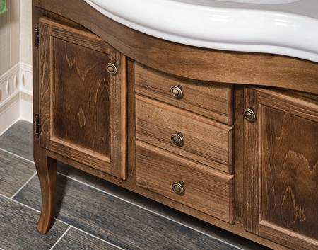 RETRO szafka umywalkowa 89x80x48cm, buk