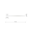 Plafon RIO 110 czarny LED 4000K