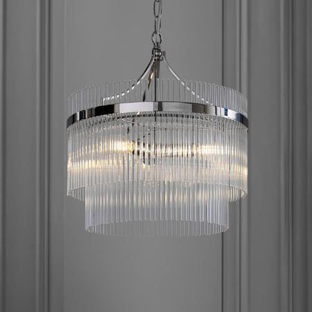 Marietta 3 Pendant Light Bright Nickel