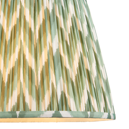 Abażur Zigzag – Cotswold Green, 40 × 40 × 27,5 cm