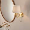 Conway Bathroom 1 Wall Light Satin Brass