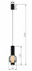 6224-0110 Lampa wisząca jedynka RONDA