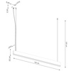 Lampa wisząca LYKKE 120 LED 4000K