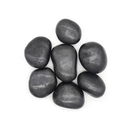 Kamień OTOCZAK 3-5 cm 10 kg polerowany    czarny