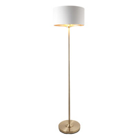 Highclere Floor Lamp Antique Brass