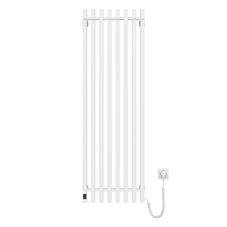 Elektryczny grzejnik łazienkowy BIAŁY LEVANTE Sensor z WI-FI 450х1400 prawa