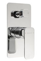 SPY bateria prysznicowa podtynkowa, 2 wyjścia, obrotowy przełącznik, chrom