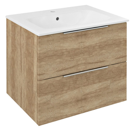 CIRASA szafka pod umywalkę 59,2x52x46cm, dąb Alabama