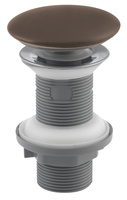 Odpływ umywalkowy 5/4", klik-klak, ceramiczny korek, 20-70mm, brazowy