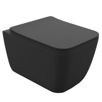 Miska wisząca z deską WC Onil Black 3.0