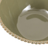 Organic Beaded Bowl Olive (4pk) 160x70mm