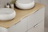 Zestaw meblowy 120cm z blatem i 2 umywalkami nablatowymi Beyond