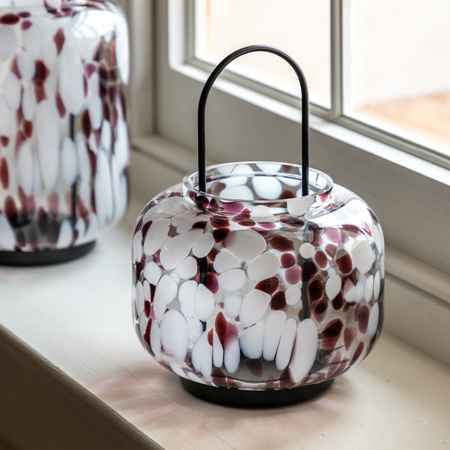 Confetti Candle Holder Brown 120x120x130mm