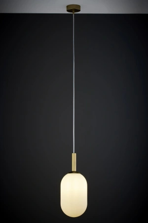 PLUUM lampa wisząca złoty szczotkowany