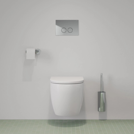 SET: STRONGFRAME stelaż podtynkowy z ECO spłuk. + MINIMAL przycisk spłukujący, chrom połysk