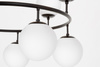 NOWOCZESNA LAMPA WISZĄCA CZARNO-BIAŁA CEREDO NEO W10