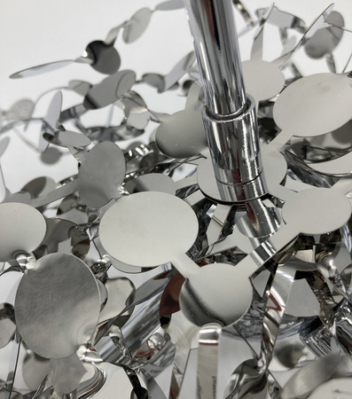 Lampa wisząca MONETTI 40 cm - chrom, dekoracyjna