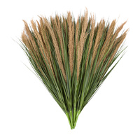 Faux Grass with Feather Seed (12pk) 930mm
