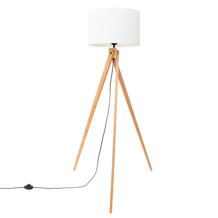 Lampa podłogowa NATT biała