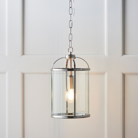 Lambeth Pendant Light Satin Nickel