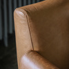 Stratford Armchair Brown Leather 755x725x800mm