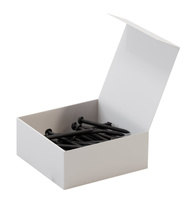 Wkręty do mocowania panelów akustycznych, 50ks, czarny