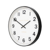 Whitby Wall Clock Black 50cm