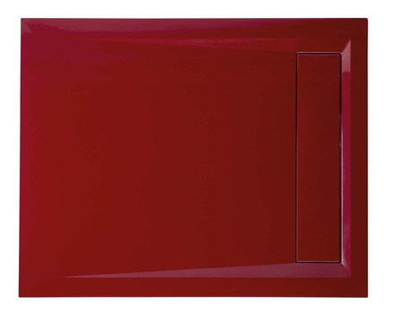 VARESA brodzik kompozytowy z maskownicą syfonu, 110x90cm, biały