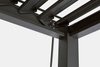 Pergola ogrodowa BIZZOTTO OCEAN 3X4 – antracytowy