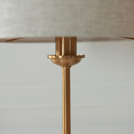 Highclere 1 Table Lamp Vintage Brass