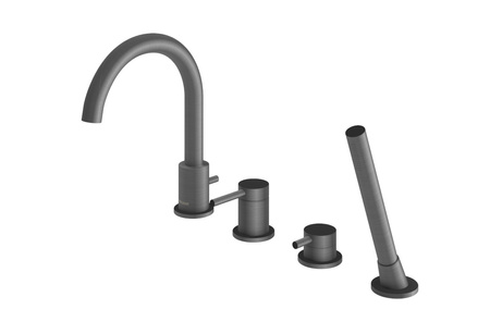 4-otworowa bateria wannowa z obrotową wylewką